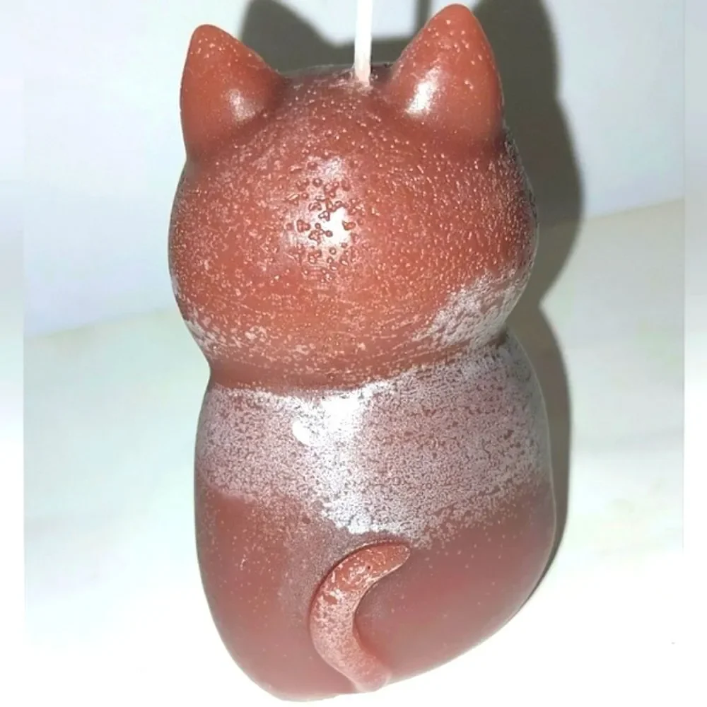 Hand crafted limited edition brown candle from our Cat Lady candle collection